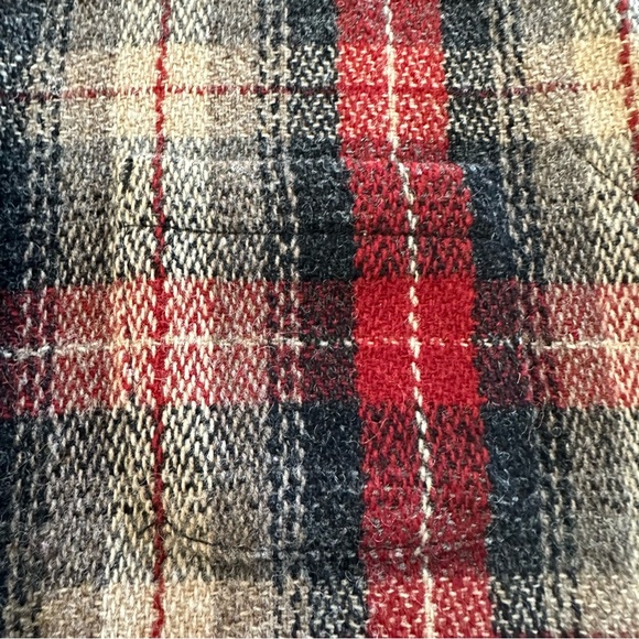 EDDIE BAUER Legends Wool Blend Vest Plaid  L - Picture 4 of 4